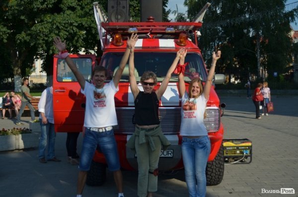 Як лучани святкували перемогу в туристичному конкурсі. ФОТО