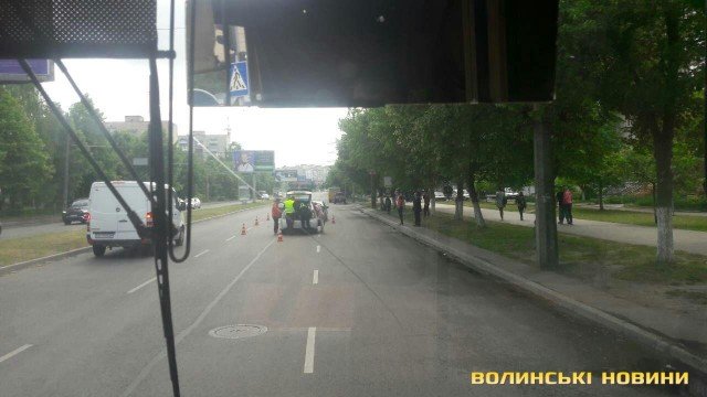 У Луцьку зіткнулися дві автівки. ФОТО