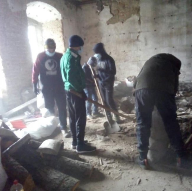 На Волині ентузіасти перетворили занедбане приміщення у зал для занять вільною боротьбою