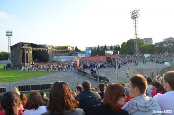 Як у Луцьку відривалися на концерті Океану Ельзи. ФОТО. ВІДЕО