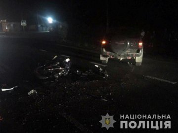 Молодий волинянин на мотоциклі врізався в позашляховик