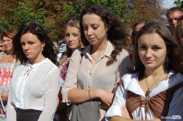 Посвята в студенти у луцькому «політесі». ФОТО