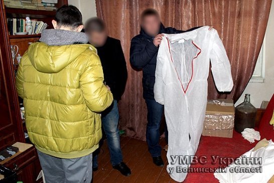 На Волині  «накрили» нарколабораторію. ФОТО. ВІДЕО