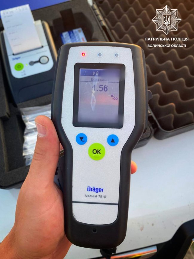 На Волині п'яний водій вантажівки намагався «відкупитись» від патрульних