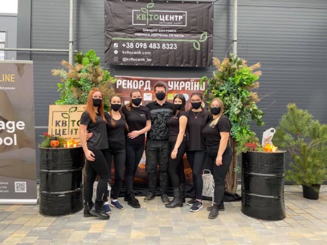 Вогняний масаж: волинянка взяла участь у встановленні рекорду України. ФОТО