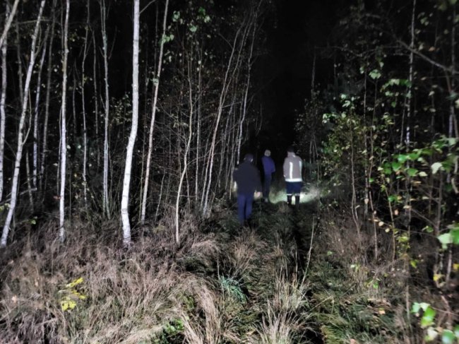 На Волині вночі розшукали чоловіка, який заблукав у лісі