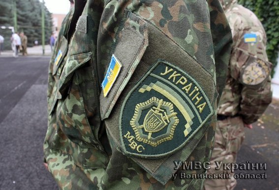 Волинських міліціонерів провели у зону АТО. ФОТО