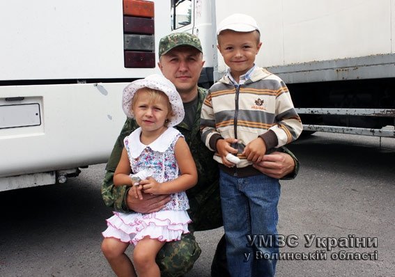 Волинських міліціонерів провели у зону АТО. ФОТО