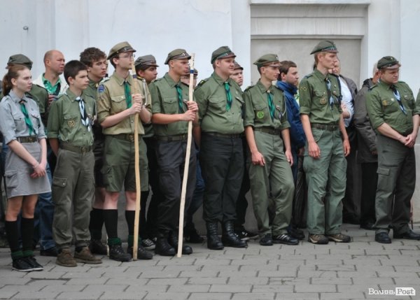 До Луцька прибули також польські скаути - харцери