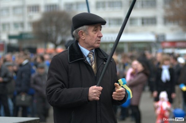 Народне віче «За європейську Україну!» в Луцьку. ФОТО