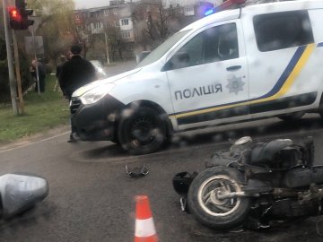 На Волині скутерист врізався у Fiat: є постраждалі. ФОТО