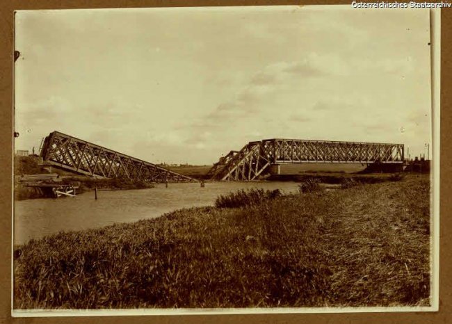 Підірваний міст в Рожищі, 1914-1918 рр.