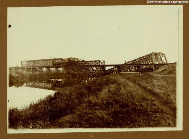 Зруйнований міст, Рожище, 1914-1918 рр.