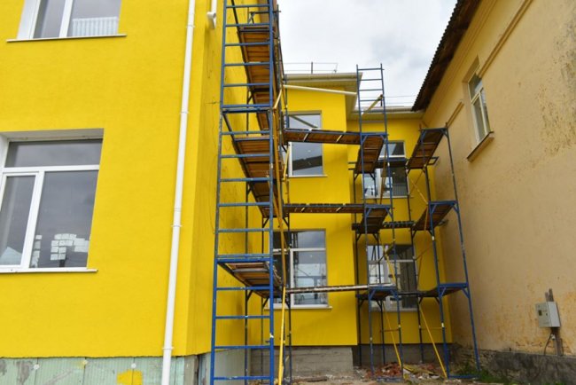 У селі на Турійщині до нового навчального року завершать будівництво школи. ФОТО