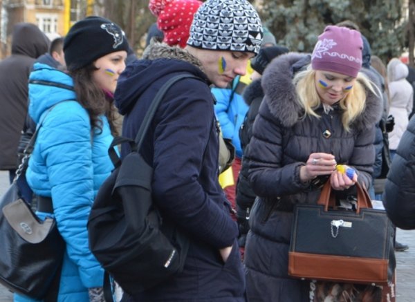 Студентський мітинг у Луцьку. ФОТО. ВІДЕО