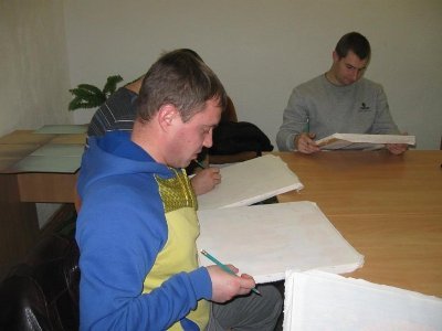 На Андріївських вечорницях волинських бійців пригощали варениками. ФОТО