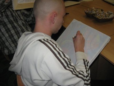 На Андріївських вечорницях волинських бійців пригощали варениками. ФОТО