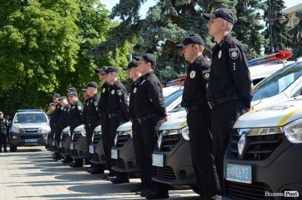 В Луцьку презентували групи реагування патрульної поліції. ФОТОРЕПОРТАЖ