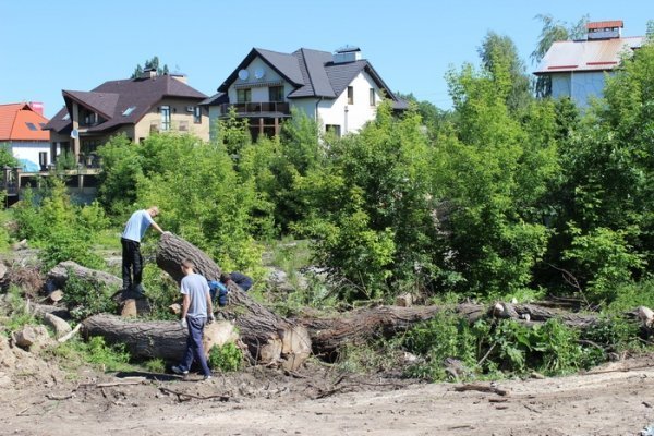 Як прибирають Сапалаївку. ФОТО