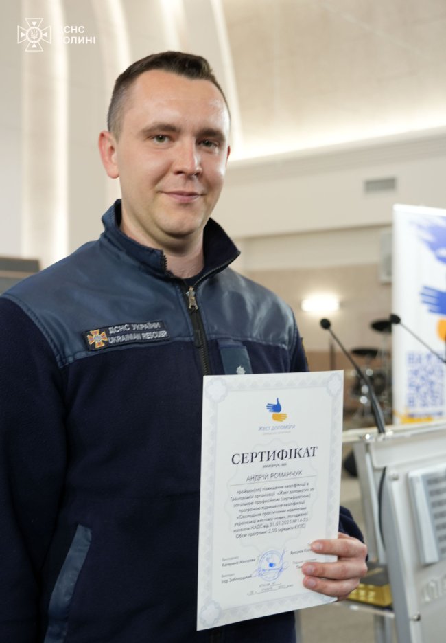 Волинські рятувальники вивчали мову жестів. ФОТО