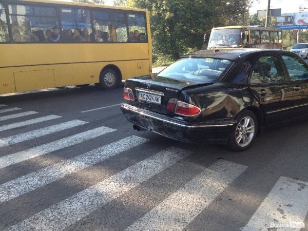 У Луцьку трапилася ДТП. ФОТО