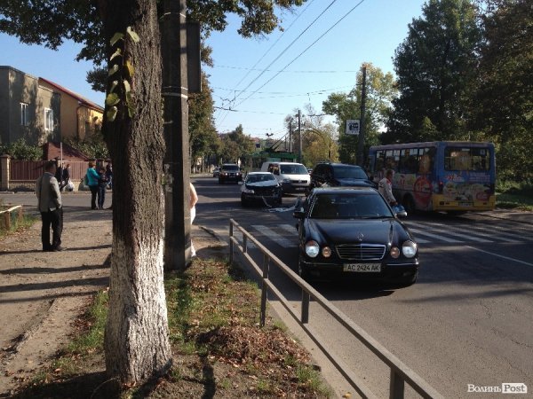 У Луцьку трапилася ДТП. ФОТО