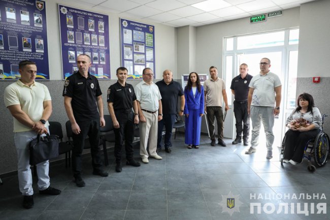 У поліції Волині презентували десятий підрозділ, обладнаний системою Custody Records