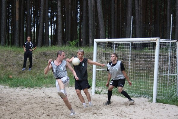 Львівський футбольний клуб тренується на Волині. ФОТО