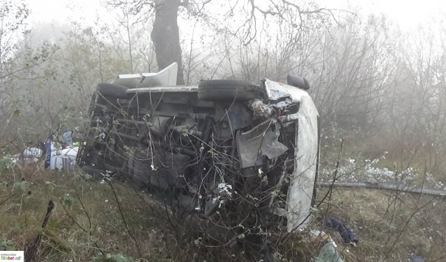 В Угорщині розбився автобус із українцями. ФОТО