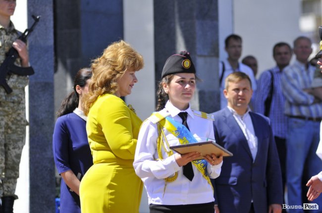 Фото випускного у військовому ліцеї в Луцьку
