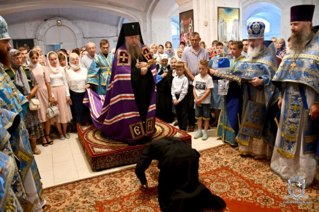 Як у луцькому храмі відзначали свято Успіння Пресвятої Богородиці. ФОТО