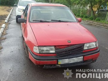 На Волині п'яний водій влетів у бордюр. ФОТО