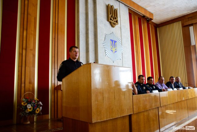 Подяки попередньому і завдання новому: як представляли головного патрульного Волині. ФОТО