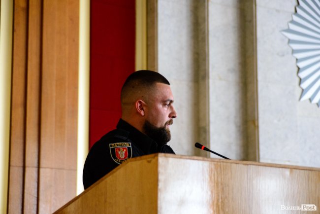 Подяки попередньому і завдання новому: як представляли головного патрульного Волині. ФОТО