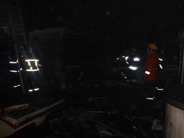 На луцькому ринку - пожежа. ФОТО