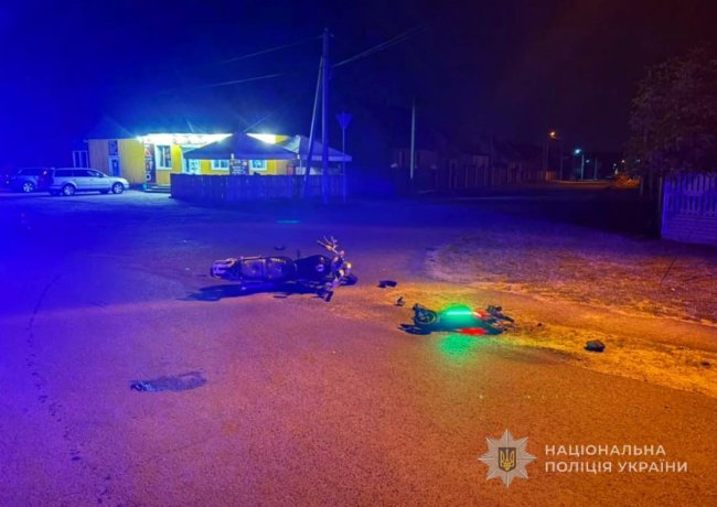 На Волині п’яний мотоцикліст збив 11-річного хлопчика на самокаті