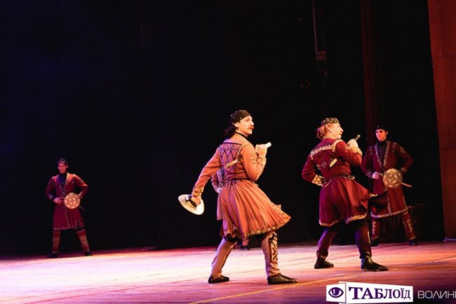 Легендарний балет «Сухішвілі» феєрично виступив у Луцьку. ФОТО