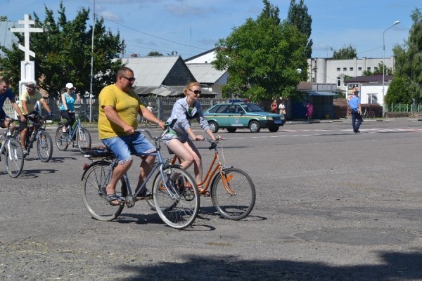 Патріотичний велопробіг у Голобах. ФОТО