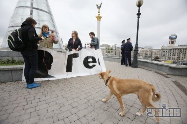 Як вшановували Гонгадзе в Києві. ФОТО