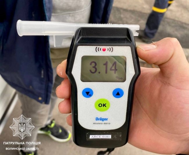 П’яний волинянин без водійських прав сів за кермо і скоїв аварію