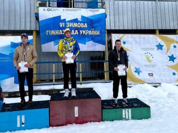 Юний волинянин виборов бронзу на всеукраїнських змаганнях із лижних гонок