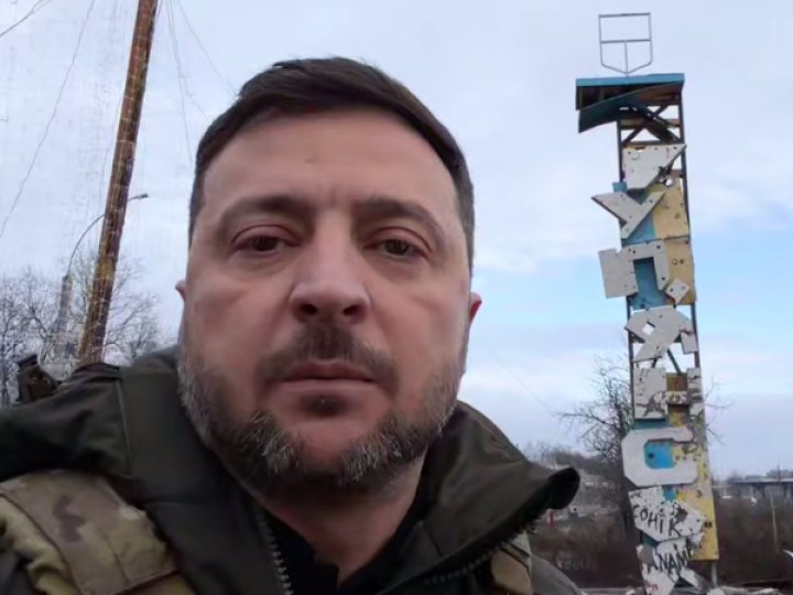 Зеленський приїхав у Куп'янськ. ВІДЕО