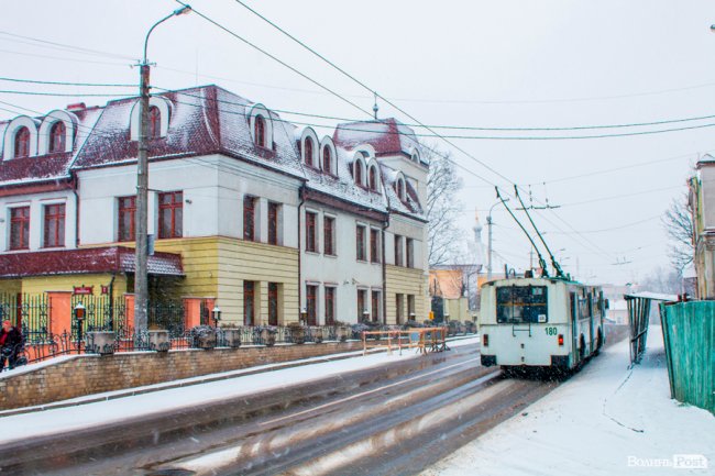 Засніжений Луцьк. ФОТОРЕПОРТАЖ