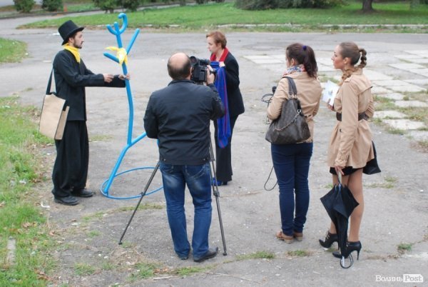 перед «Процесом» з глядачами і організаторами спілкувалася творча група шоу Ранок Нової Волині