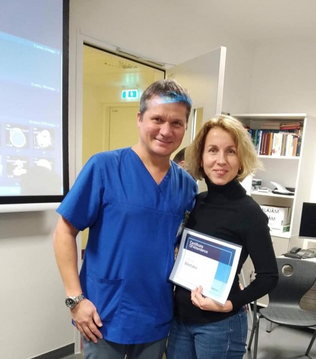 Луцькі лікарі вчилися робити складні операції на головному мозку. ФОТО