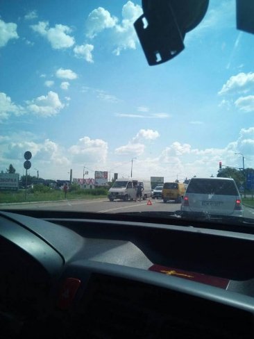 У Ковелі зіткнулися мінівен та бус. ФОТО