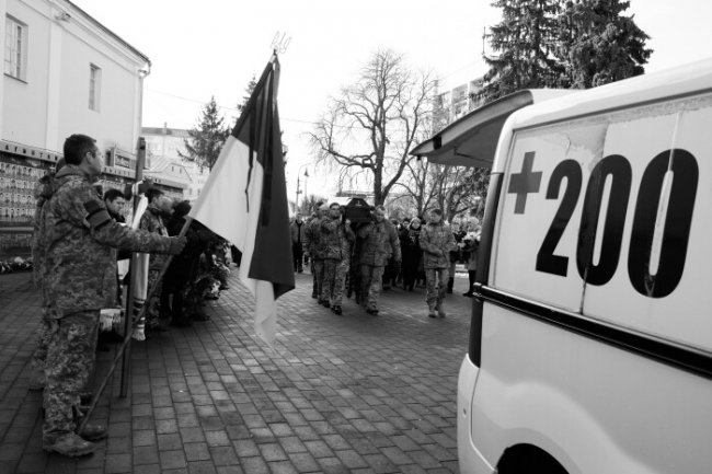 Лучани провели в останню дорогу загиблого Героя Андрія Гурного