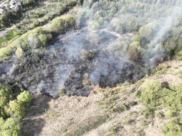 У Луцьку – пожежа сухостою на Гнідавському болоті