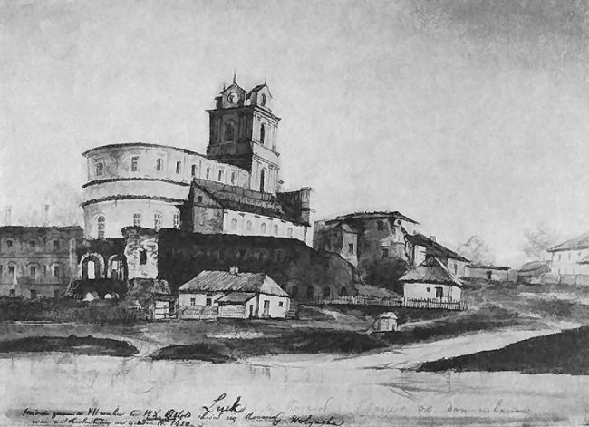 Луцький собор на ретросвітлинах