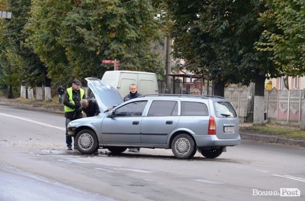 У Луцьку на Львівській ДТП: не розминулись «Opel» та «Fiat»